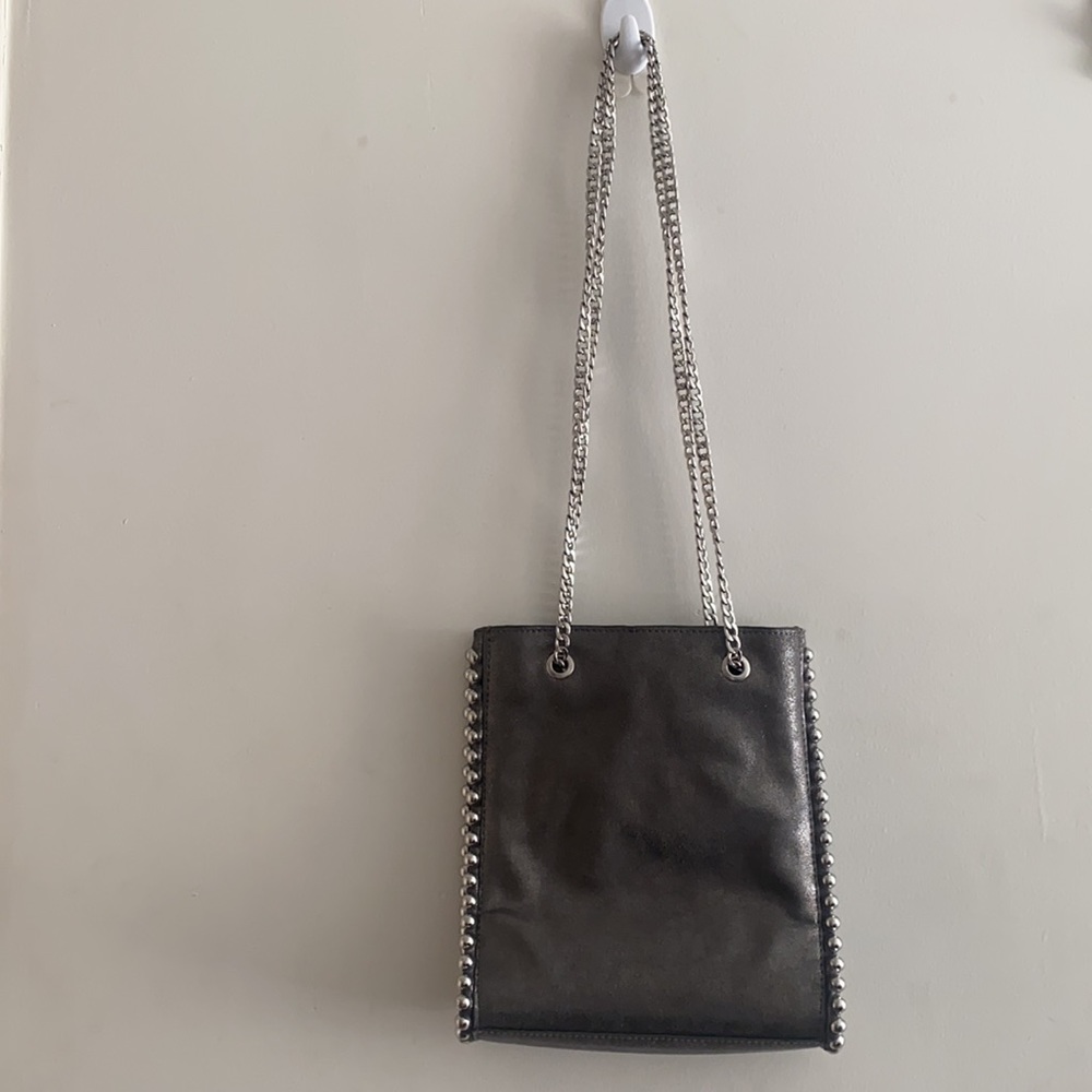 Zara Silver Ball Stud Tote